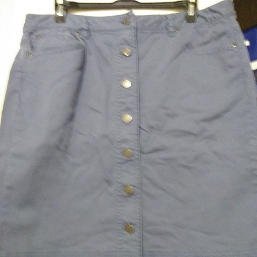 J.Jill button skirt